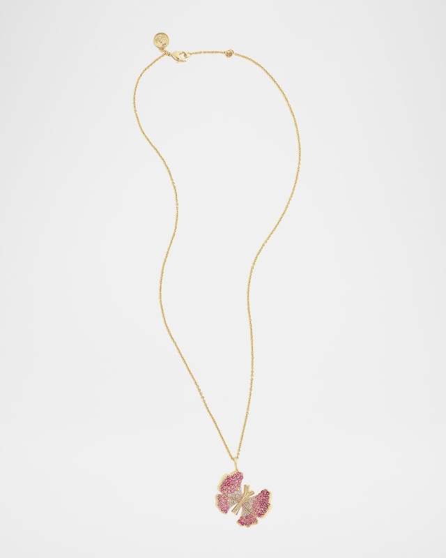Cubic Zirconia Butterfly Necklace